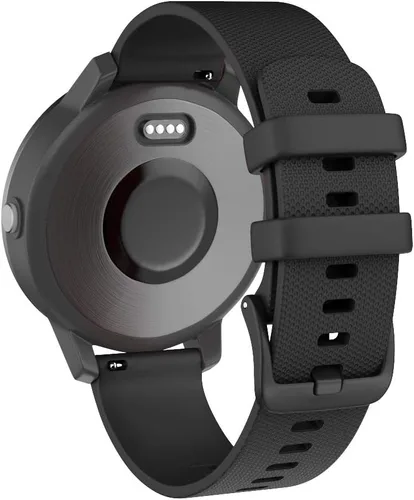 Vista 8 de ISABAKE Correa de reloj de 0.787 in para Garmin Vivoactive 3/Forerunner 165/55/245/645 Gris