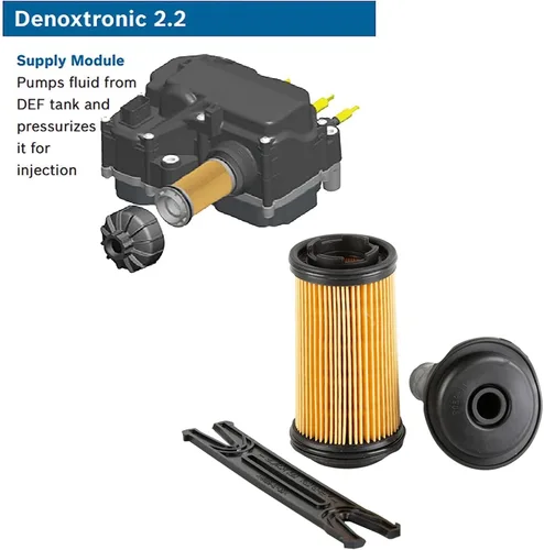 Vista 3 de GETOPAUTO Filtro de urea UF101 filtro de urea para camión, filtro de combustible que reemplaza 5303604 1457436033 21376693 21516229 D295 se adapta a