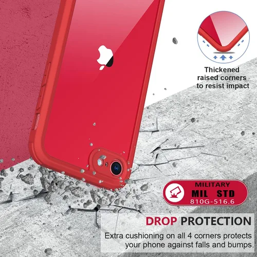Vista 460 de Miracase Serie de vidrio para iPhone 11 de 6.1 pulgadas, funda protectora de cuerpo completo resistente mejorada con protector de pantalla de vidrio