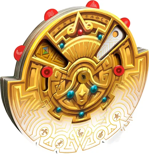 Vista 8 de Sit Down! Tiwanaku - Juego de mesa de estrategia Sit Down! para optimización de exploración de deducción, rueda madre tierra Pachamama, modo