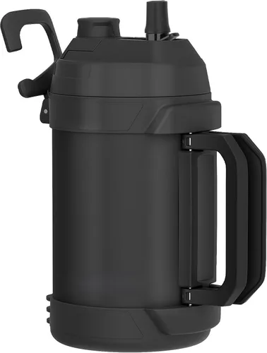 Vista 10 de Hydraful Jarra de galón, botella de agua grande de 128 onzas, jarra deportiva de acero inoxidable aislada, botella de agua de triple pared de vacío