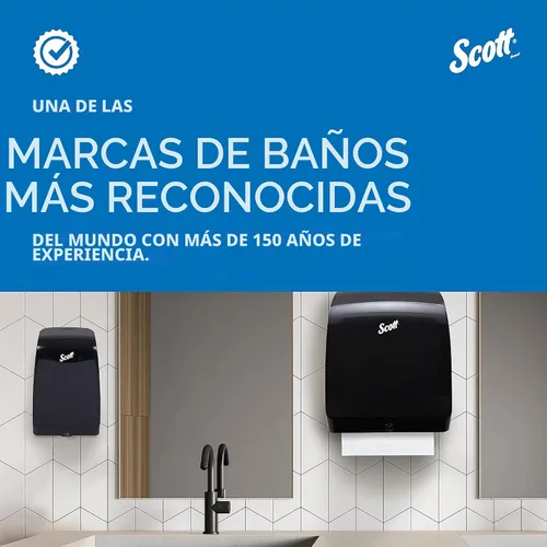Vista 11 de Scott Professional Essential Toallas de Papel de Rollo Duro Universales de Alta Capacidad, a Granel (01005), Enrollado Duro Núcleo de 1.5