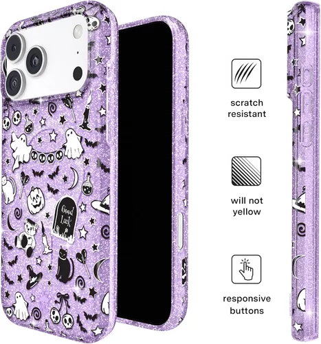 Vista 955 de VELVET CAVIAR Funda para iPhone 15, compatible con MagSafe, probada contra caídas de 10 pies, fundas protectoras de diseño, leopardo color rosa