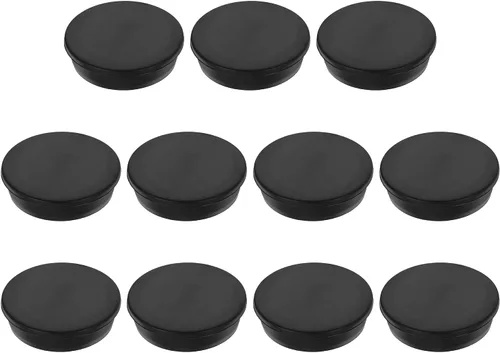 Vista 222 de MECCANIXITY - Tapones de silicona en forma de T (26mm, 1 pulgada de diámetro), color negro