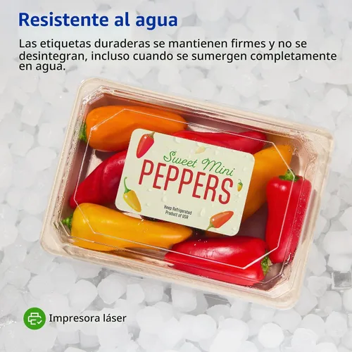 Vista 5 de Avery Etiquetas de envío duraderas e impermeables con tecnología Sure Feed, 3-1/3 x 4 pulgadas, blancas, compatibles con láser, 300 etiquetas