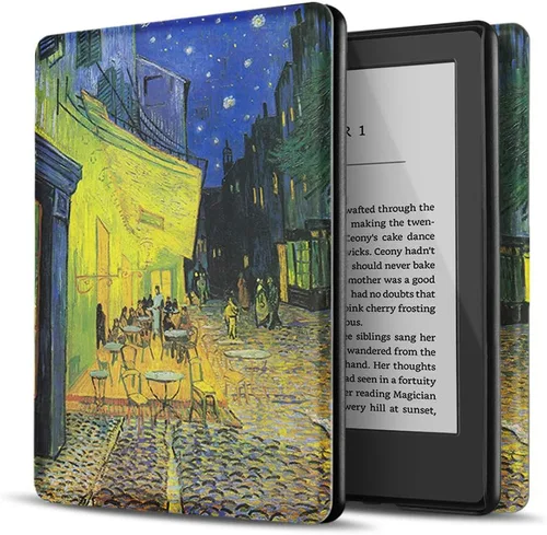 Vista 25 de TNP - Funda para Kindle de 10ª generación - Funda inteligente delgada y ligera con apagado y encendido automático para lector electrónico Amazon