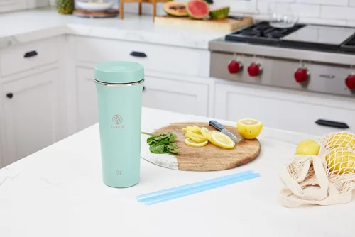 Vista 4 de Takeya 32 oz Stainless Steel Insulated Tumbler with Straw Lid, Premium Quality, Sweatproof