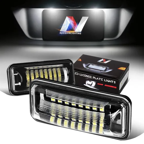 Vista 29 de Par de luces LED para placa de matrícula Compatible con 99-03 Protégé / 02-03 Protege5 / 99-05 Miata MX-5, YL8Z13550AA NC1051270BL, NVL-LPL-009