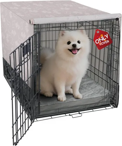 Vista 10 de Explore Land Funda transpirable para jaula de perro, ventilación de malla de 4 lados, funda básica para perrera para mascotas, todos los lados