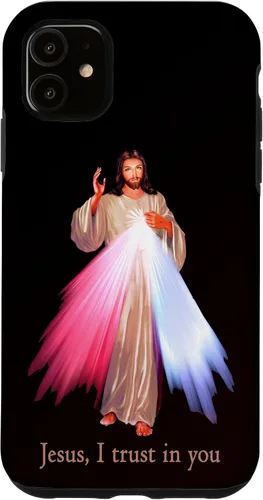 Vista 8 de Funda para iPhone 13 Pro Max Jesús con la que confío en ti Divina Misericordia Misericordiosa Jesús