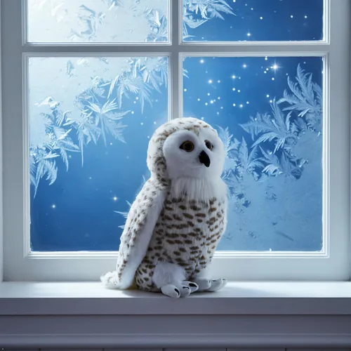 Vista 6 de The Petting Zoo Peluche de búho nevado, regalos para niños, animales salvajes del zoológico Onez, juguete de peluche de búho blanco, 12 pulgadas