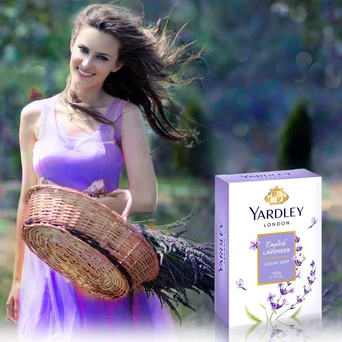 Vista 6 de Yardley Jabones de lujo de lavanda inglesa de Yardley de 3 x 3.5 onzas cada uno