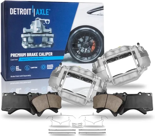 Vista 109 de Detroit Axle - Pastillas de Freno Delantero para Nissan Altima Maxima Sentra 350Z Cube Juke Versa INFINITI G35 I30 I35 Suzuki SX4 Crossover
