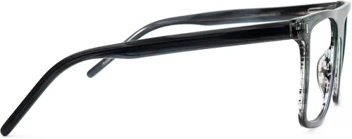 Vista 5 de Zeelool Elegante montura de gafas de aviador de gran tamaño para mujeres y hombres con lente transparente sin receta ZWA881835