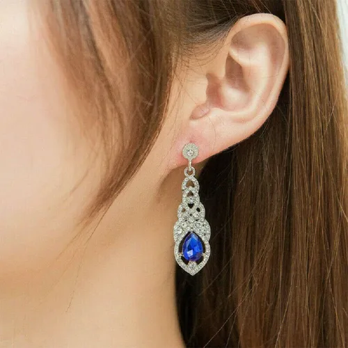 Vista 9 de Jyukan DIY lágrima de cristal AB resina diamantes de imitación Pointback cristal facetado fabricación de joyería artesanal (50 unidades)