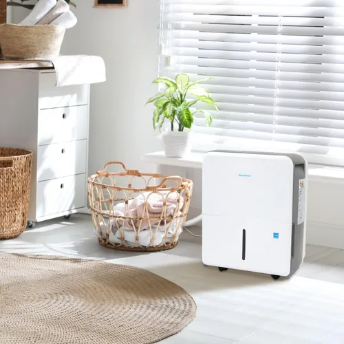 Vista 10 de Keystone Energy Star - Deshumidificador portátil de 22 pintas para habitaciones grandes de hasta 1,500 pies cuadrados con apagado automático