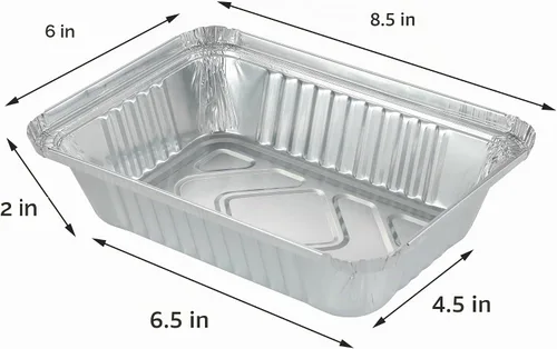 Vista 2 de Waytiffer - Paquete de 25 sartenes desechables de papel de aluminio