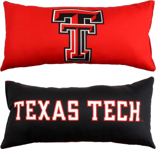 Vista 14 de College Covers Everything Comfy Arkansas Razorbacks Almohada Bolster de Viaje Pequeña Decorativa de 2 Lados 16 x 6 pulgadas