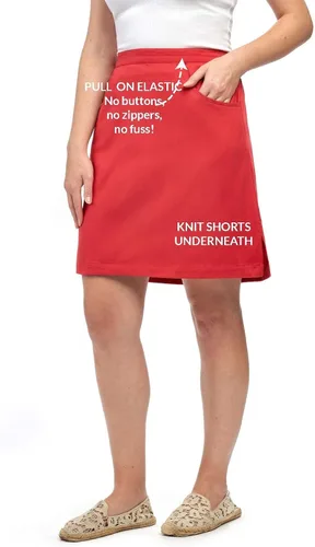 Vista 2 de Women's Twill Pull On Skort