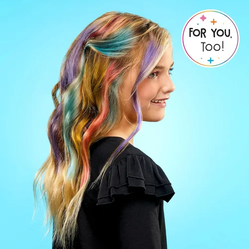 Vista 9 de Muñeca de moda DIY con aerógrafo Rainbow High y crea con kit de marcadores de aerógrafo, marcadores lavables arcoíris, cabello largo, ojos grises