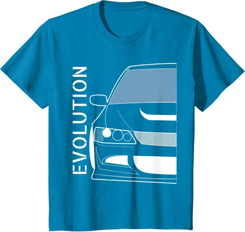 Vista 55 de Camiseta Evo 8 Design Turbo JDM Classic Legends, Negro, S