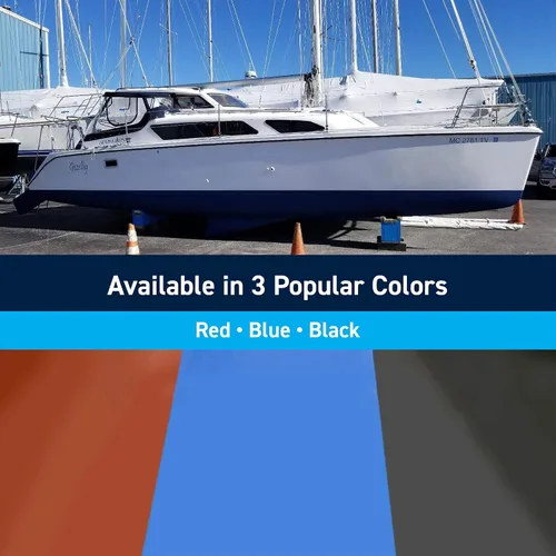 Vista 7 de TotalBoat Underdog - Pintura marina antiincrustante para fondo de barcos de fibra de vidrio, madera y acero (negro, galón)