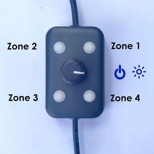 Vista 3 de Iluminación de anillo LED de luz de microscopio, USB 144 LED con 4 zonas de iluminación ajustables para la industria digital monocular binocular