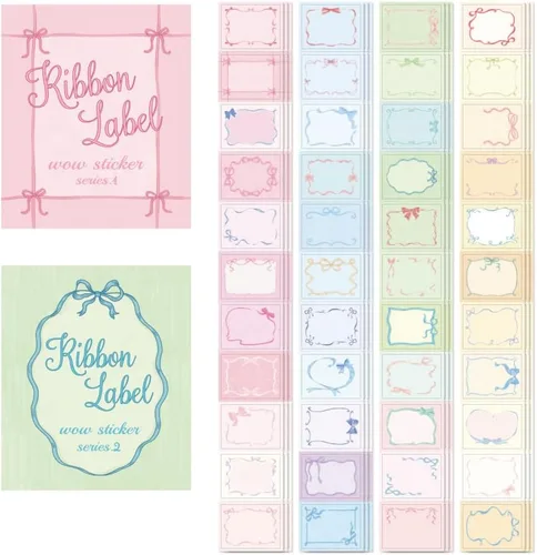 Vista 22 de Monolike Wow Sticker Ancien Fleur + Set de Póster Vintage - Mini Tamaño Lindas Calcomanías, Calcomanías Cuadradas Ancien Fleur + Póster Vintage