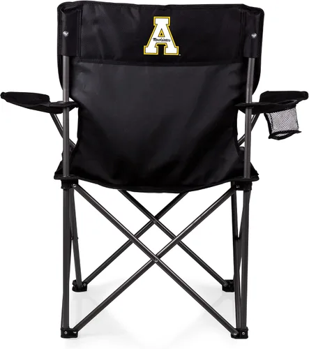 Vista 9 de PICNIC TIME NCAA PTZ - Silla de campamento, silla de picnic, silla de playa con bolsa de transporte (negro)