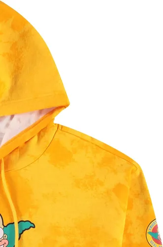 Vista 4 de The Simpsons Sudadera con capucha clásica Bart Simpson Homer, Bart, Lisa, Otto Tie Dye para hombre