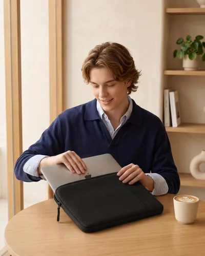 Vista 7 de ProCase Funda para laptop de 15 pulgadas para MacBook Air/Pro de 15 pulgadas M5/M4/M3/M2, Lenovo Googlebook de 15.3", funda delgada de viaje