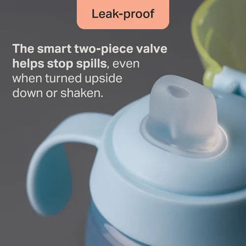 Vista 4 de Tommee Tippee Transition - Vaso para beber para bebé, boquilla, 13.1 ft+, a prueba de fugas, 5 onzas (paquete de 6)