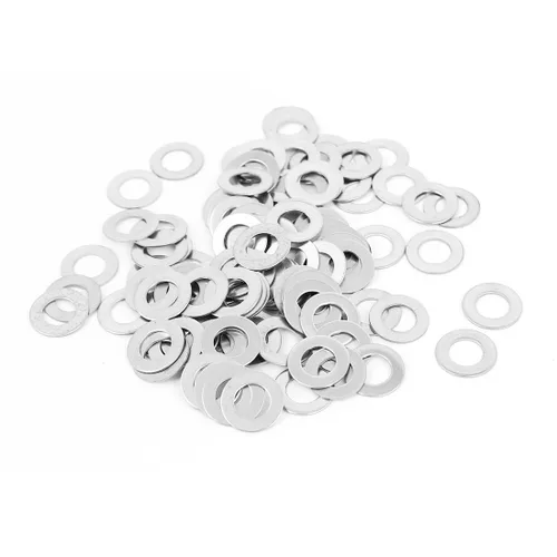 Vista 8 de uxcell Arandela plana sellada de acero inoxidable M1.0.236 x 0.012 in para tornillo de perno 100Pcs