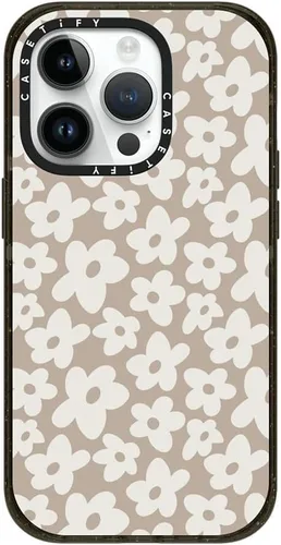 Vista 210 de CASETiFY Impact - Funda para iPhone 13 [protección contra caídas de 6.6 pies/compatible con Magsafe] Black Kingsnake, color negro transparente