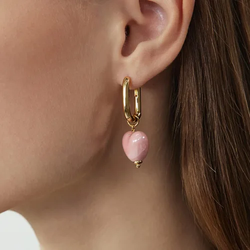 Vista 4 de C.Paravano Aretes de aro para mujer Aretes de aro Aretes colgantes para mujer