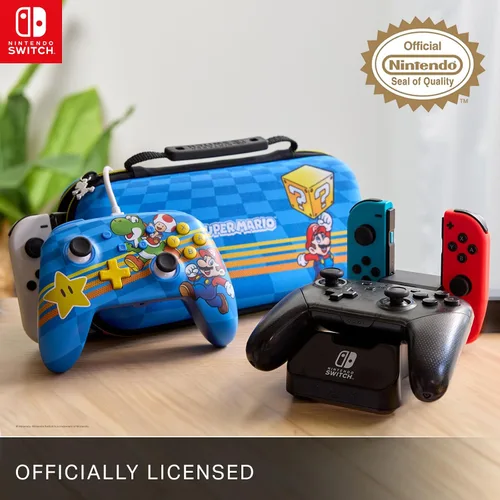 Vista 8 de PowerA Enhanced Wireless Controller for Nintendo Switch - Fortnite Sticker Mania, Nintendo Switch - OLED Model, Nintendo Switch Lite, Gamepad, game