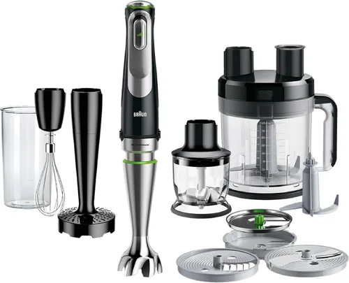 Vista 10 de Braun MQ9187XL MultiQuick 9 Batidora de mano, 8 accesorios #1 Hand Blender Brand, Manual Speed Control, 3 Power Settings, Single Hand Operation