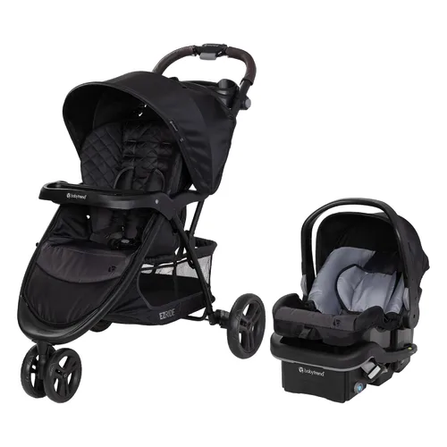Vista 19 de Sistema de viaje Baby Trend EZ Ride SE con asiento de seguridad para bebé, Bluebell