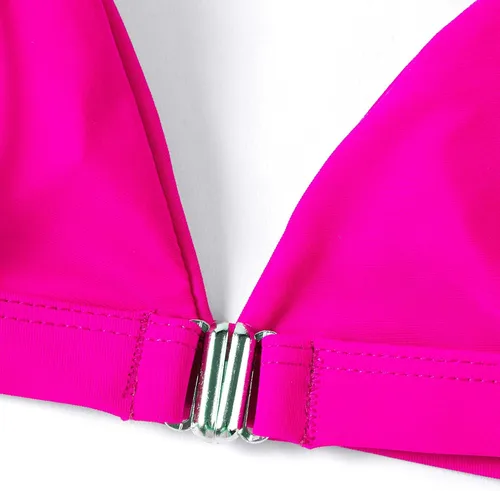 Vista 5 de SUUKSESS Conjunto de bikini de cintura alta para mujer, traje de baño de dos piezas con triángulo sexy