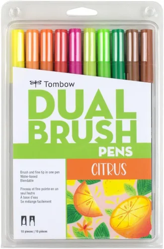 Vista 19 de Tombow Marcadores artísticos de doble pincel (paquete de 10, celebración)