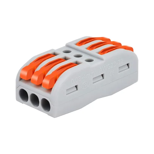 Vista 37 de Nineleaf Conectores de cable de palanca, conectores compactos de empalme de alambre en línea, terminales eléctricos modulares reutilizables 1 en 1