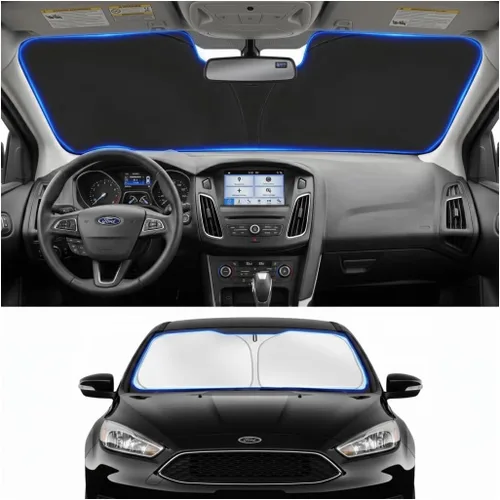 Vista 110 de Parasol para parabrisas para BMW X1 E84 2016-2024 2025, accesorios – Cubierta de parasol para parabrisas de ventana delantera, ajuste personalizado