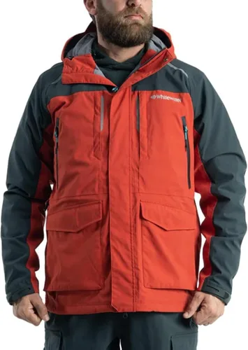 Vista 8 de Whitewater Great Lakes - Chaqueta de pesca impermeable y resistente al viento con nailon Ripstop
