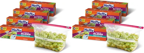 Vista 13 de Hefty Slider - Bolsas de almacenamiento para calendario, tamaño de galón, 30 unidades (paquete de 4), 120 en total