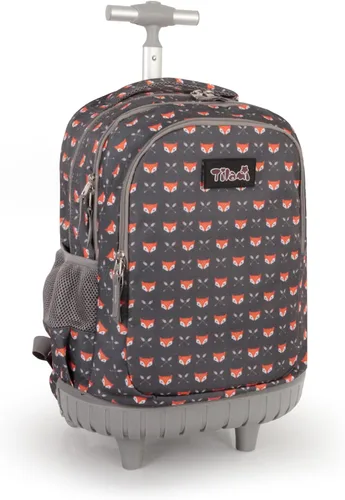 Vista 23 de Tilami Mochila con ruedas para niños y niñas, astronauta
