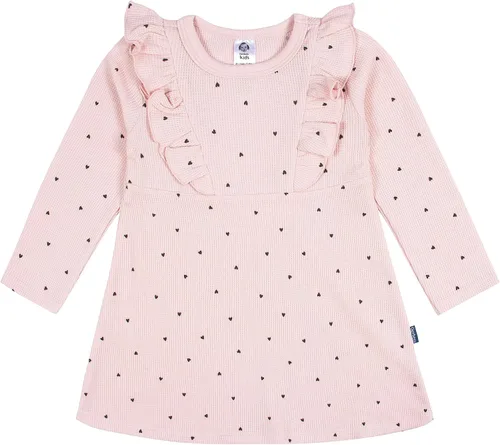 Vista 8 de Gerber Vestido de manga larga para niña pequeña con detalle de volantes Carbón