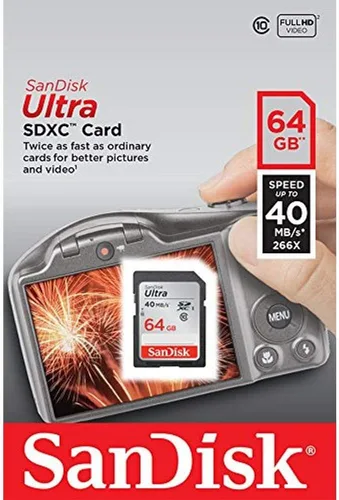 Vista 3 de SanDisk Ultra clase 10 tarjeta de memoria SDHC de 8 GB y de hasta 40 MB/s