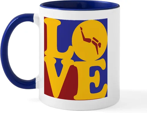 Vista 16 de CafePress Scuba Flag Diver Taza de café de cerámica de 11 oz (11.0 fl oz)