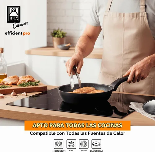 Vista 4 de BRA COOKWARE Efficient Pro Juego de utensilios de cocina de 10 piezas