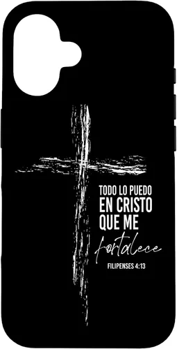 Vista 32 de Regalos Cristianos Versos Filipenses 4 13 Christian Spanish - Carcasa para iPhone 17